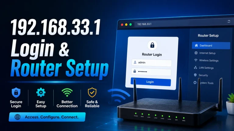 192.168.33.1 Login & Router Setup