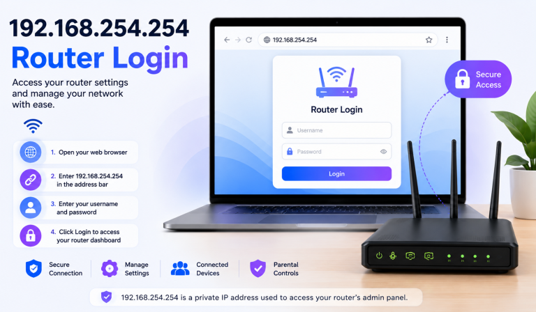 192.168.254.254 Router Login