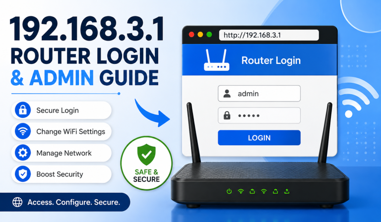 192.168.3.1 Router Login & Admin Guide