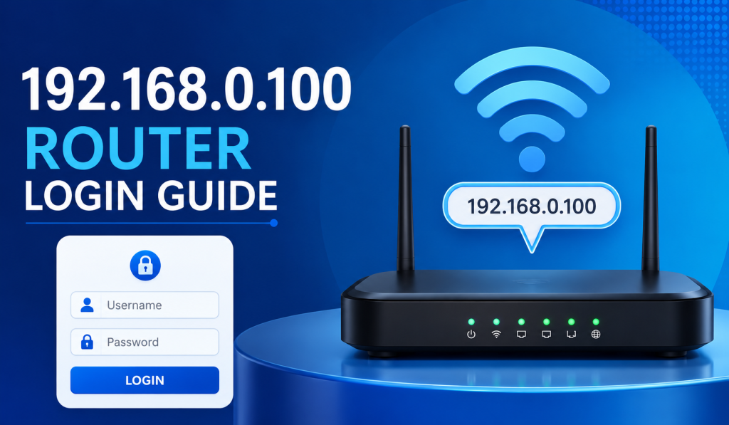 Login to 192.168.0.100