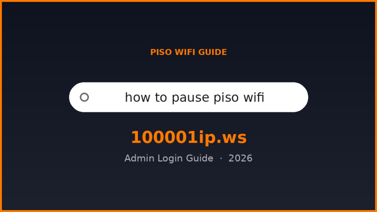 how to pause piso wifi login guide