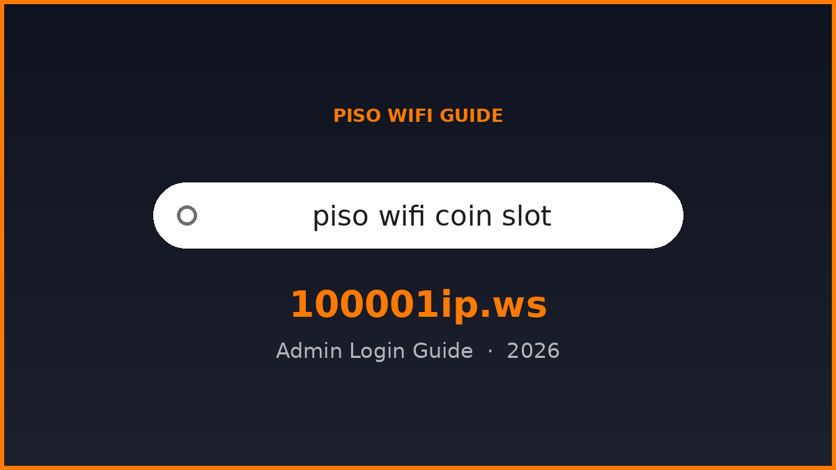 piso wifi coin slot login guide