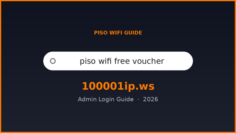piso wifi free voucher login guide