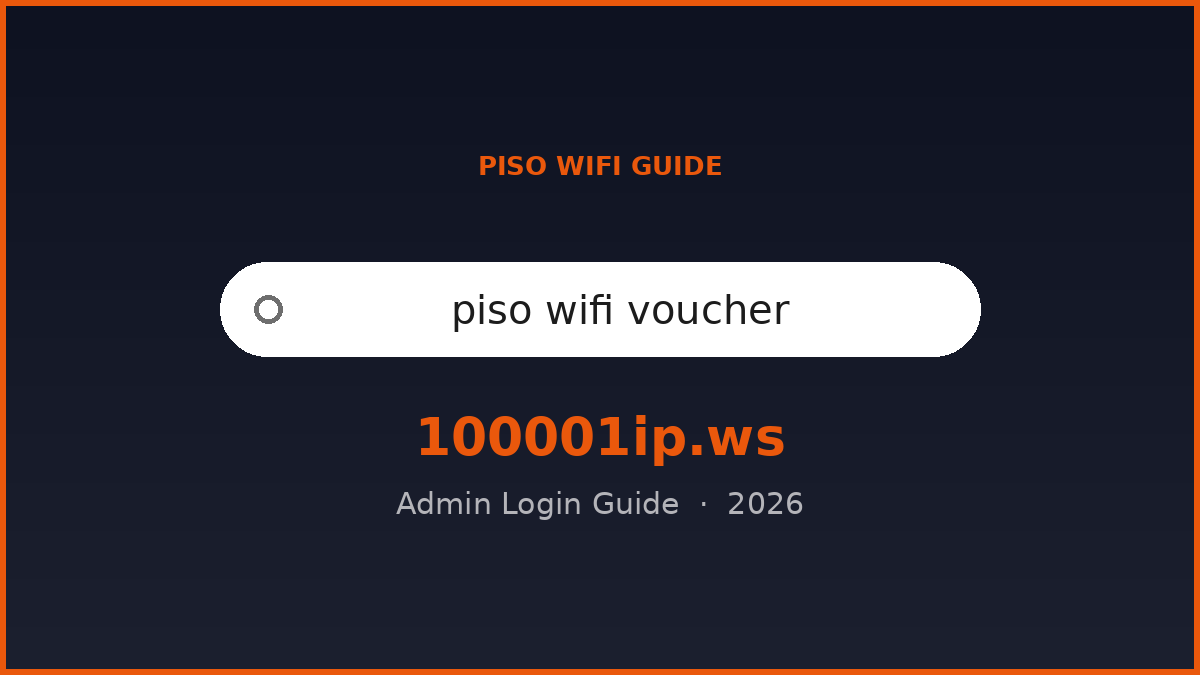 piso wifi voucher login guide